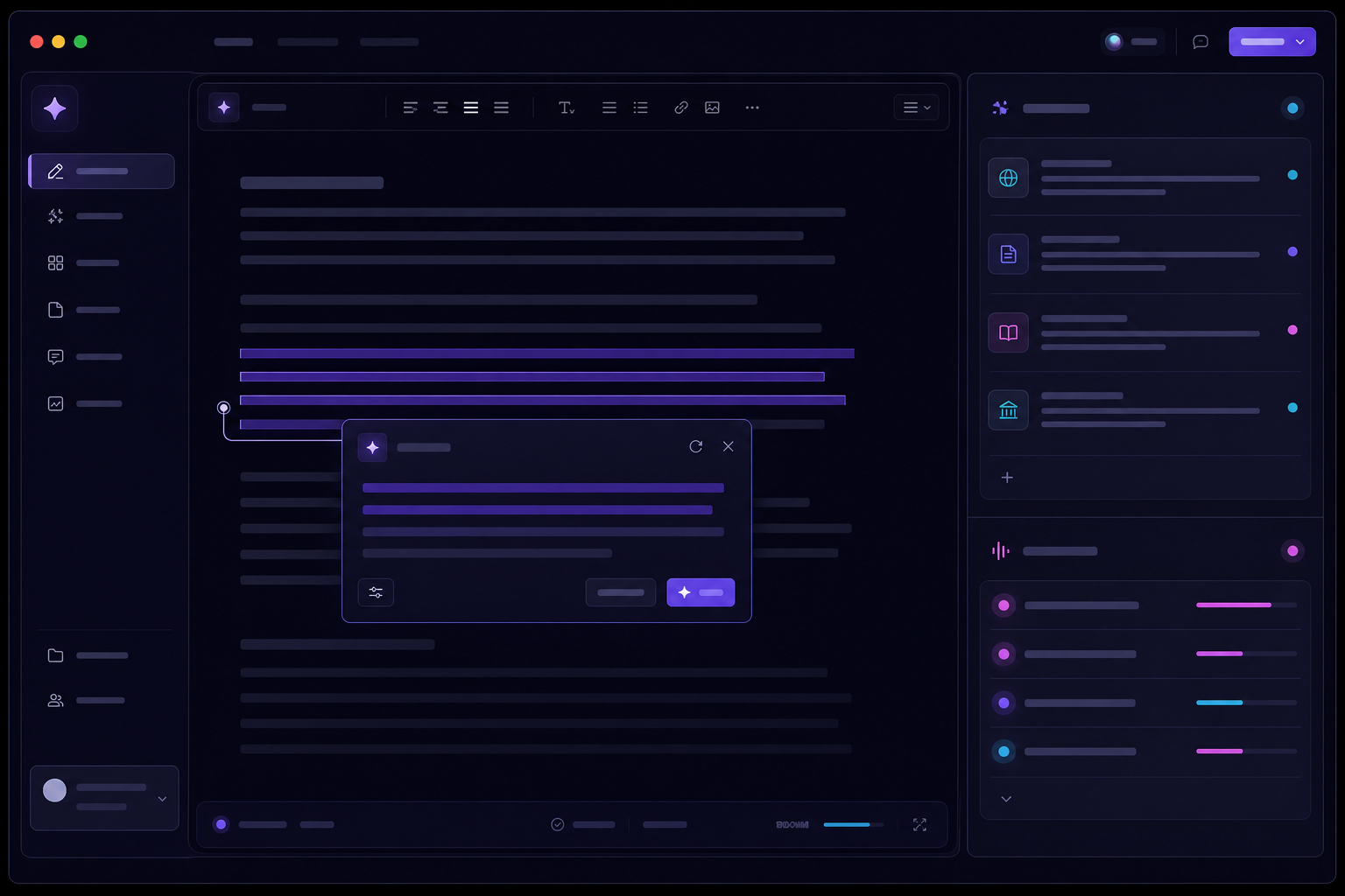 Scribe — Work layer